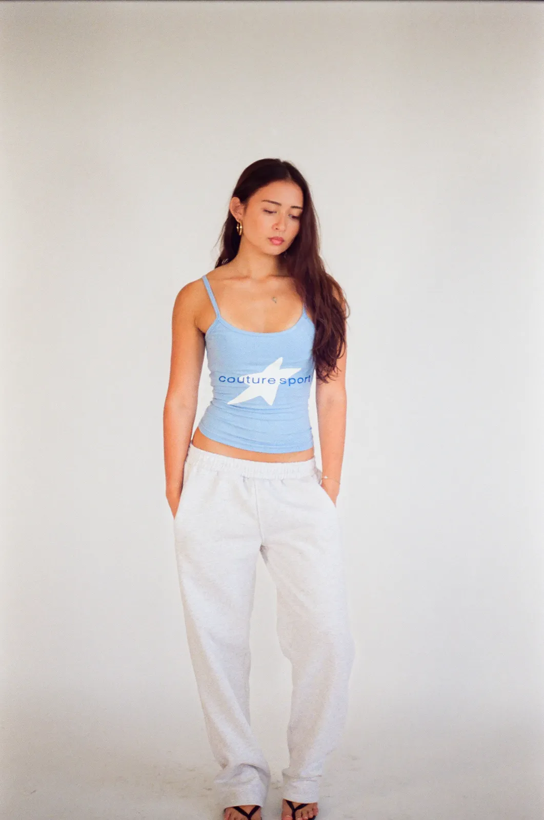 Cut & Sew Spaghetti Strap Tank view 3