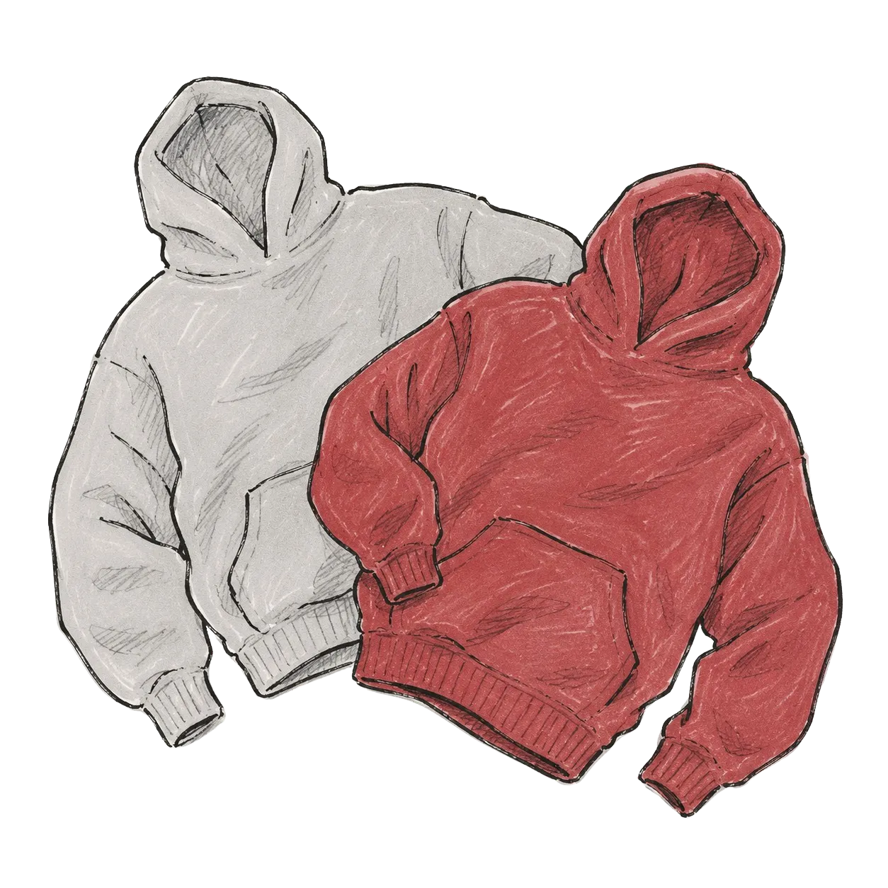 Cut & Sew Hoodie view 3
