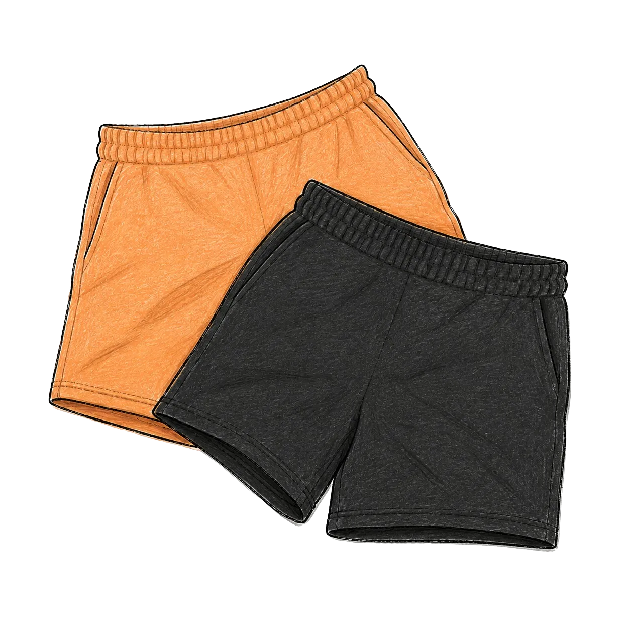 Cut & Sew Sweatshorts view 1 - Premium custom apparel