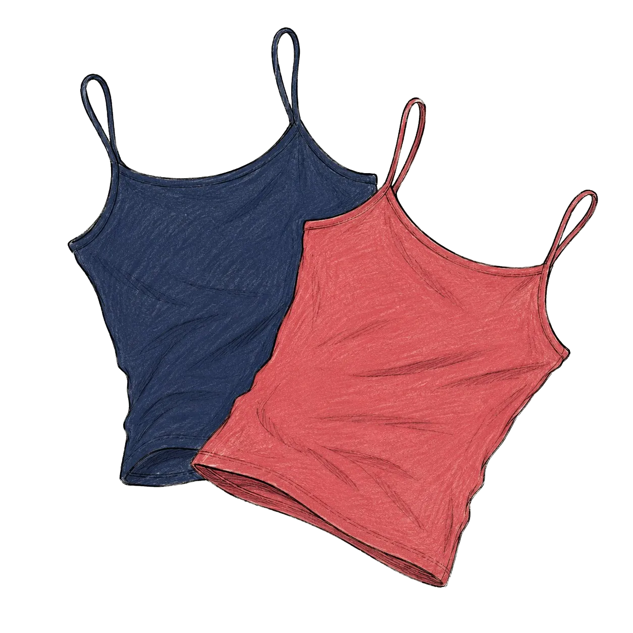 Cut & Sew Spaghetti Strap Tank view 5